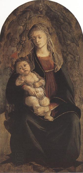 Sandro Botticelli Madonna of the Rose Garden or Madonna and Child with St john the Baptist (mk36) China oil painting art